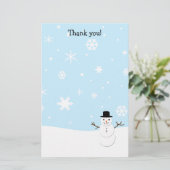 クリスマス·スタティオナーに感謝の手紙を書いた 便箋 (スタンド正面)