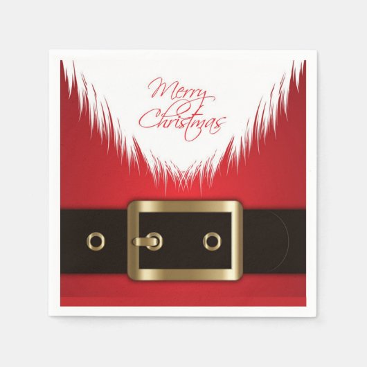 クリスマス スタンダードカクテルナプキン (正面)