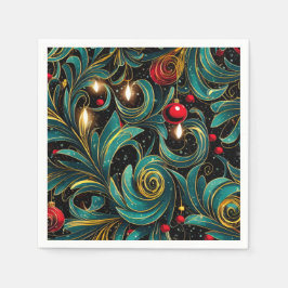 クリスマス スタンダードカクテルナプキン