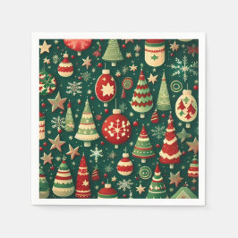 クリスマス スタンダードカクテルナプキン