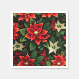 クリスマス スタンダードカクテルナプキン