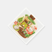 クリスマス スタンダードカクテルナプキン (角)