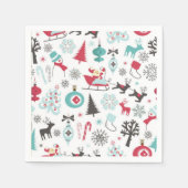クリスマス スタンダードカクテルナプキン (正面)