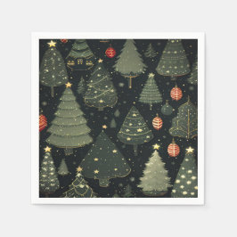 クリスマス スタンダードカクテルナプキン