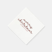 クリスマス スタンダードカクテルナプキン (角)