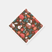 クリスマス スタンダードカクテルナプキン (角)