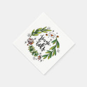 クリスマス スタンダードカクテルナプキン (角)