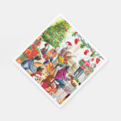 クリスマス スタンダードランチョンナプキン (角)