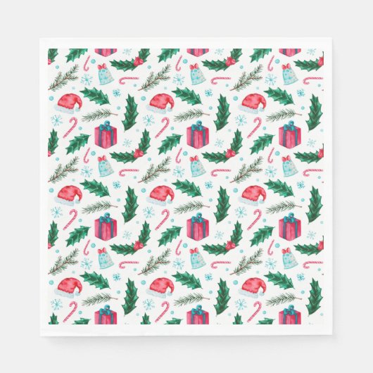 クリスマス スタンダードランチョンナプキン (正面)