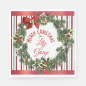 クリスマス スタンダードランチョンナプキン (正面)