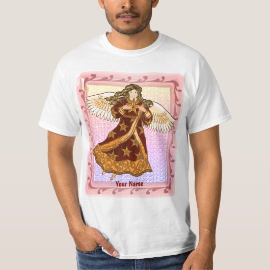 クリスマス・スターエンジェルTシャツ Tシャツ (正面)