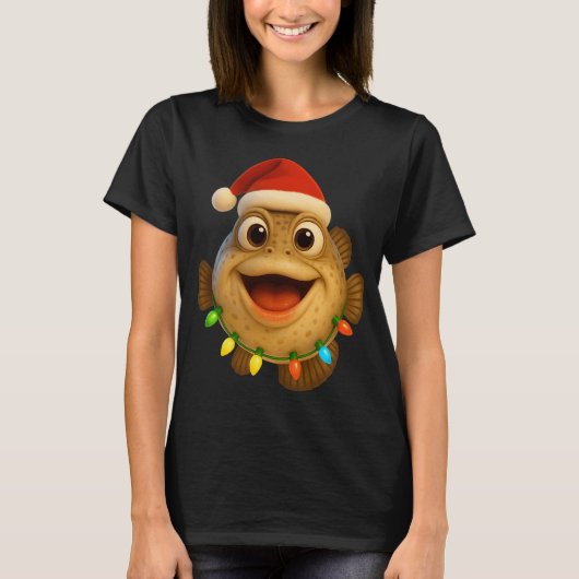 クリスマス・スターゲイザー・フィッシュ Tシャツ (正面)