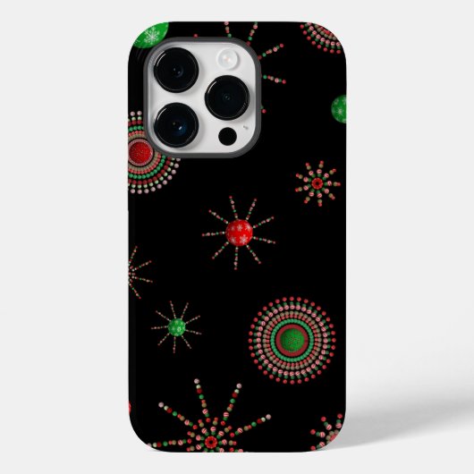 クリスマス・スターバースト Case-Mate iPhoneケース (裏面)