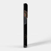 クリスマス・スターバースト iPhoneケース (右側面)