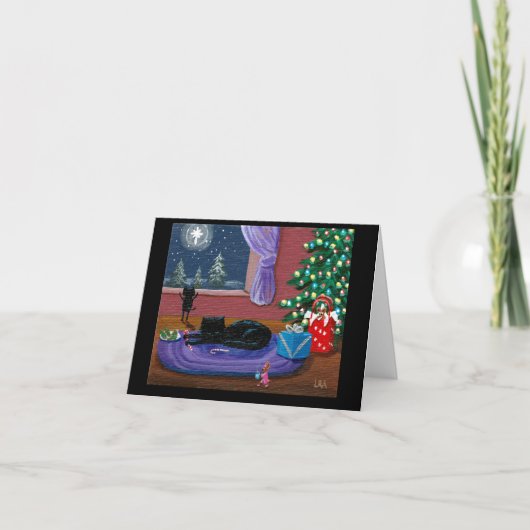 クリスマス·スター·キャッツ·クリエーションアート シーズンカード (正面)