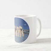 クリスマス・スター コーヒーマグカップ (正面右)