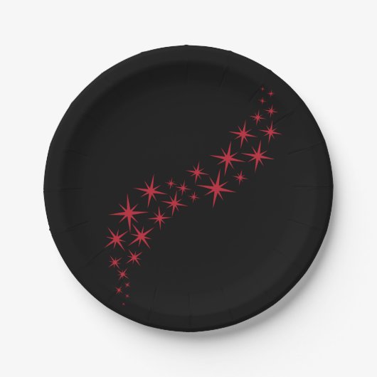 クリスマス・スター・フェロッシュ ペーパープレート (正面)