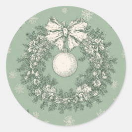 クリスマス ステッカー グリーン