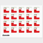 クリスマス ストッキング ステッカー (シート)