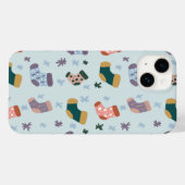 クリスマス ストッキング スマホケース Case-Mate iPhoneケース (裏面 (横))