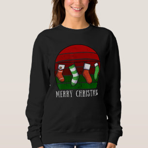 クリスマス ストッキング ソックス メリークリスマス XMas ヴィン スウェットシャツ