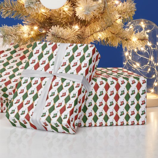 クリスマス ストッキング ラッピングペーパー (クリスマス)
