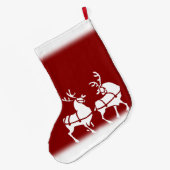 クリスマス ストッキング 個人名入れ リンデブー ストッキング (裏面 (吊り時))