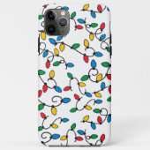 クリスマス·ストリンカラフルグが白に点灯 Case-Mate iPhoneケース (裏面)