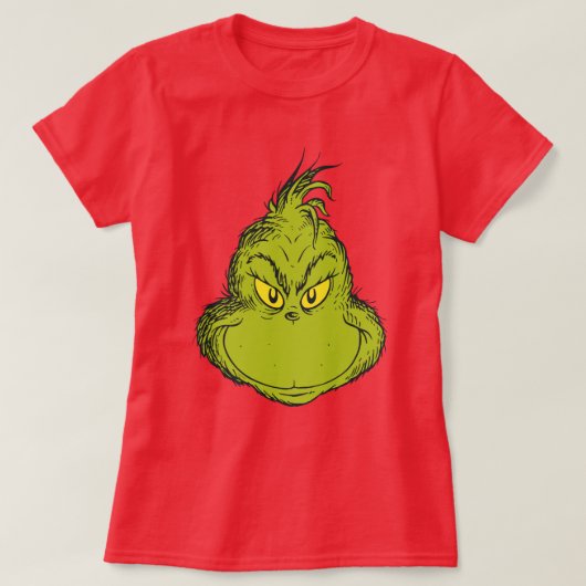 クリスマス・ストーリーのグリンチ 伝統的なグリンチ Tシャツ (デザイン正面)