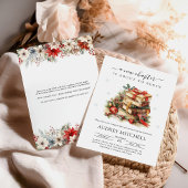 クリスマス ストーリーブック テーマのシャワー 招待状