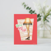 クリスマス・ストーリー・ランプ |脚を上げる シーズンポストカード (スタンド正面)