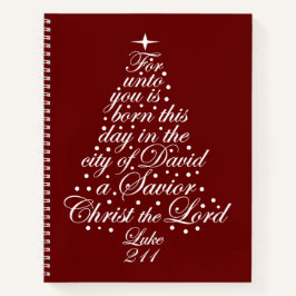 クリスマス・ストーリーLuke 2-11 ノートブック