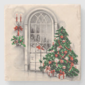 クリスマス・ストーン・コースター魔法 ストーンコースター (正面)