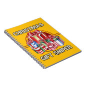 クリスマス、スナイパー、プレゼント、軍隊 ノートブック (右側)