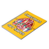 クリスマス、スナイパー、プレゼント、軍隊 ノートブック (左側)