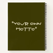 クリスマス、スナイパー、プレゼント、軍隊 ノートブック (裏面)