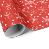 クリスマス・スノーフレーク・ウィンター ラッピングペーパー (ロールコーナー)