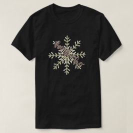 クリスマス スノーフレーク | ホ・ホ・ホー Tシャツ