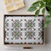 クリスマス スノーフレーク マンダラ 薄葉紙 (ギフト)