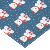 クリスマス・スノーベア テーブルクロス (アングル)