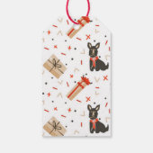 クリスマス スノーマン ギフトタグ (裏面)