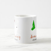 クリスマス スノー うさぎ コーヒーマグ カップ (中央)