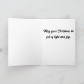 クリスマス スノー クリスマス カード (内部)