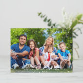 クリスマス スノー ホリデー カード (スタンド正面)