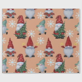 クリスマス・スノー・格言 ラッピングペーパー (フラット)