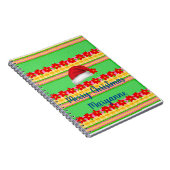 クリスマス スパイラル ノートブック サンタの帽子 (右側)