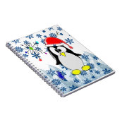 クリスマス スパイラル ノートブック ペンギン (右側)