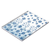 クリスマス スパイラル ノートブック 雪の結晶 (左側)