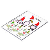 クリスマス スパイラル ノート ペリカン (左側)