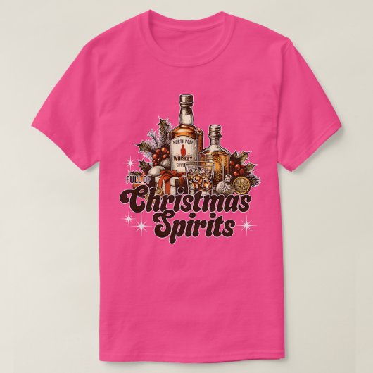 クリスマス・スピリッツ満載 Tシャツ (デザイン正面)